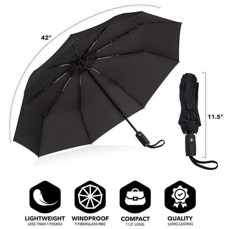 MITSUBISHI Umbrella One Button Windproof Vented Umbrella 