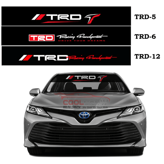 Toyota Trd Front Windscreen Windshield Window Sticker Coolcar99