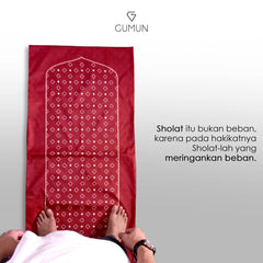 GUMUN SEJADAH - CORAK MAROON