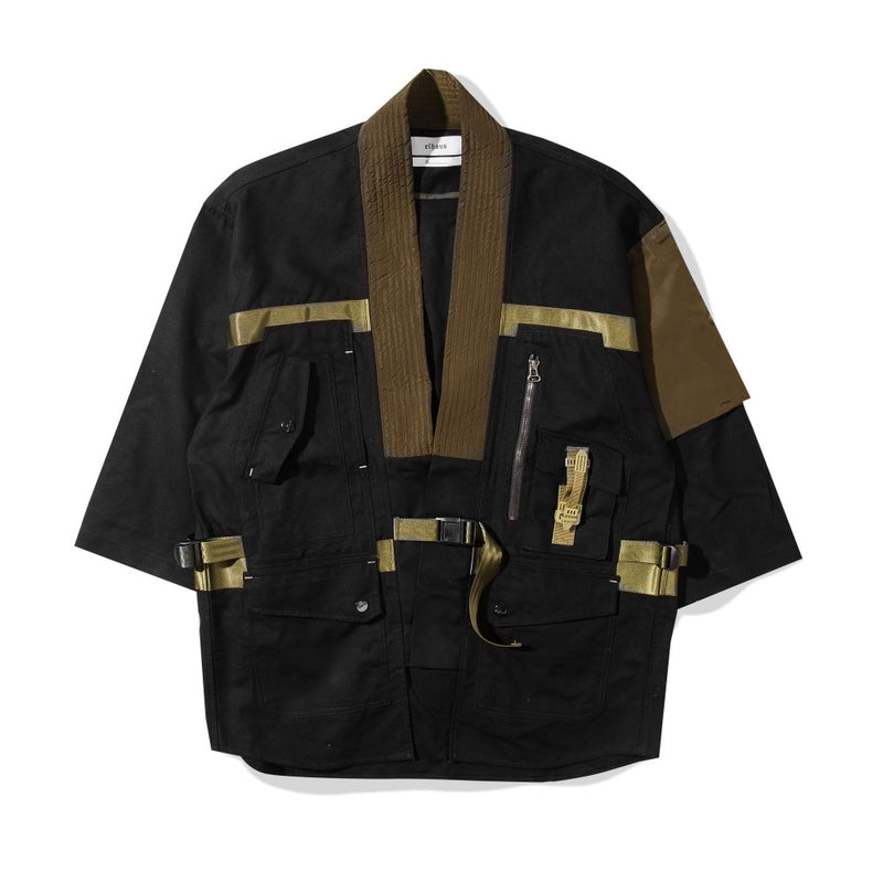 Vagabond Jacket Ghost Textile Black/Olive – elhaus