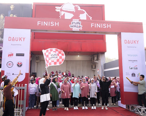 Start and Finish Line DAUKY Fun Walk DAUKY