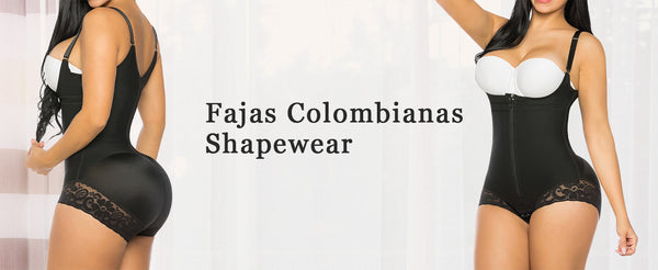 Fajas Colombianas Shapewear For Women Postpartum Tummy Control Body Shaper  Butt Lifter Bodysuit