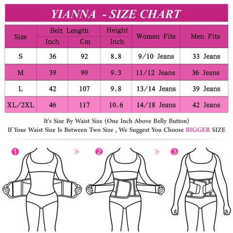 YIANNA Women Waist Trainer Belt - Slimming Sauna Waist Trimmer