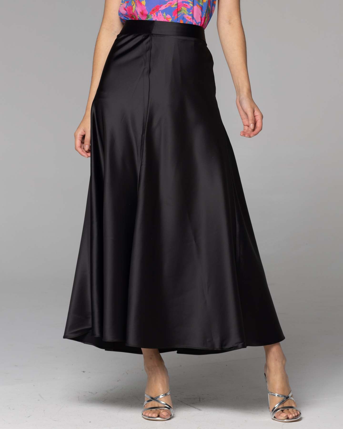 Rock Steady Wide Leg Satin Pant - Black – FATE+BECKER