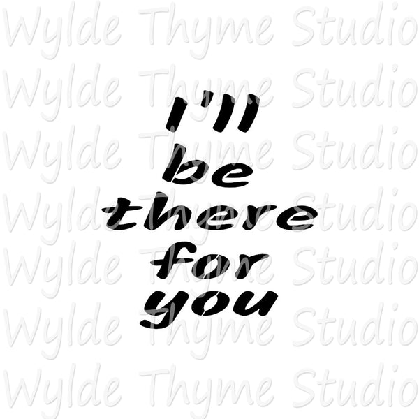 Friends TV Stencil – Wylde Thyme Studio