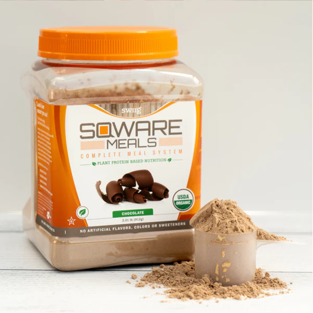 SQWARE MEALS Complete Meal System Chocolate, Plant-Based.
