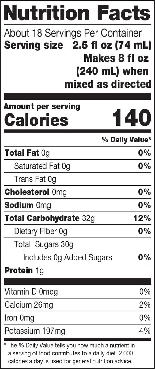 Tropical Sunshine 100% Crushed Fruit