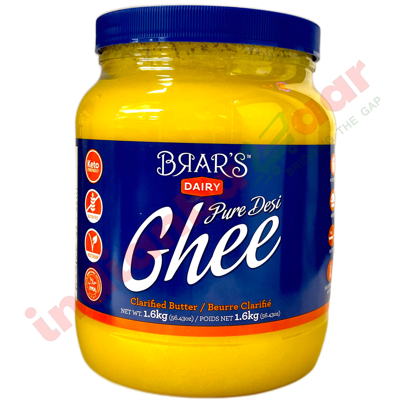 Brar S Pure Desi Ghee 1 6kg Indian Bazaar Inc