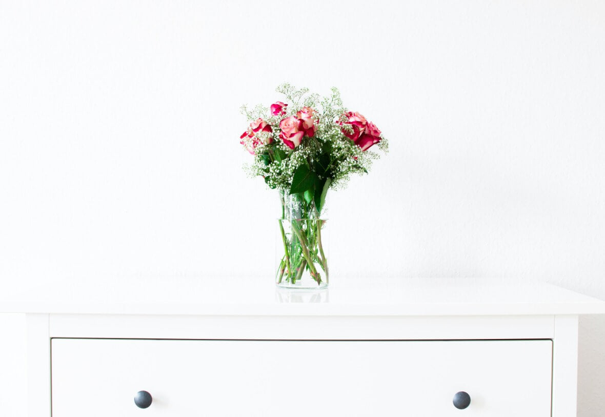 Red Roses in a vase