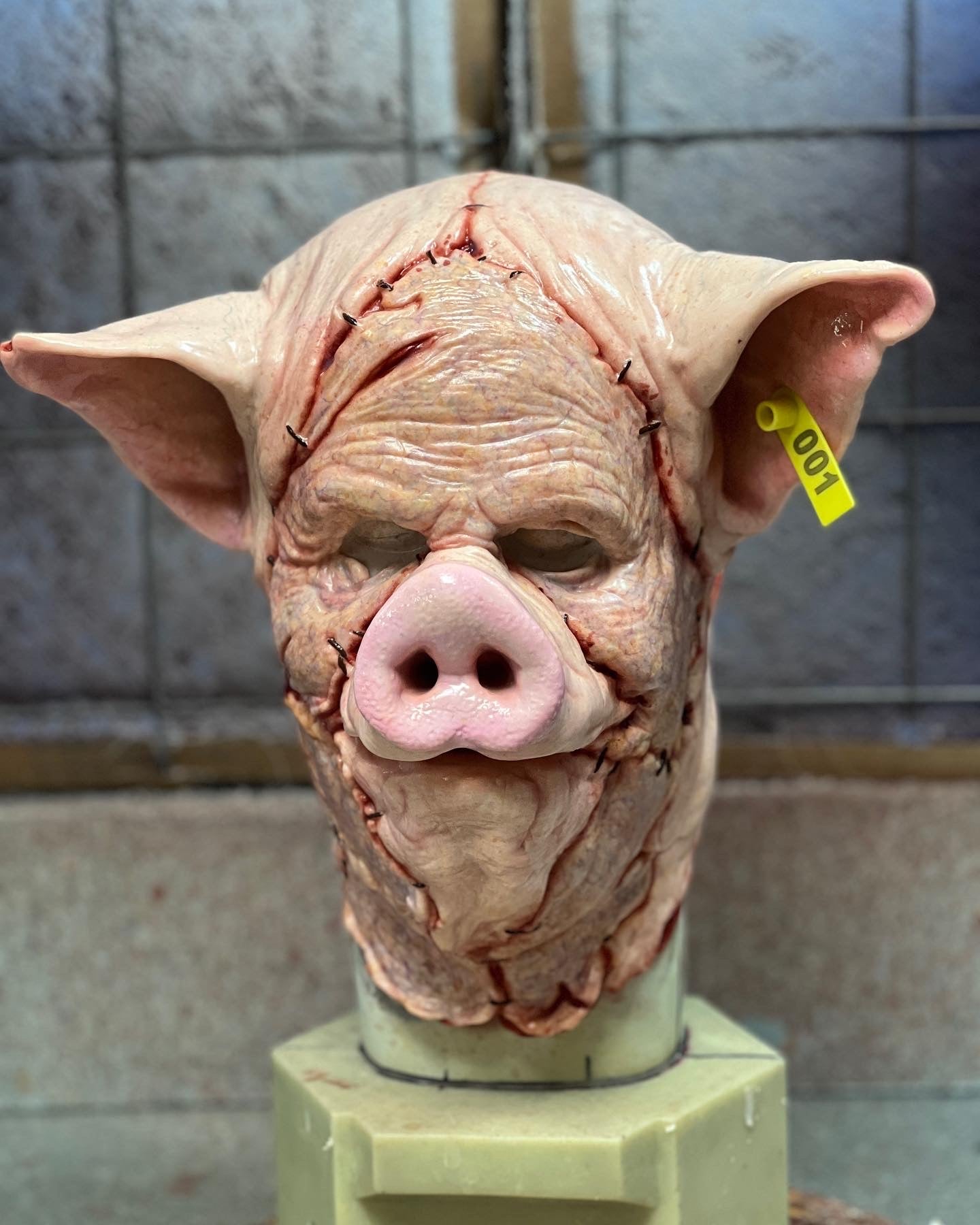 apretón en lugar Nos vemos Silicone Pig Mask - Serial Killer Mask