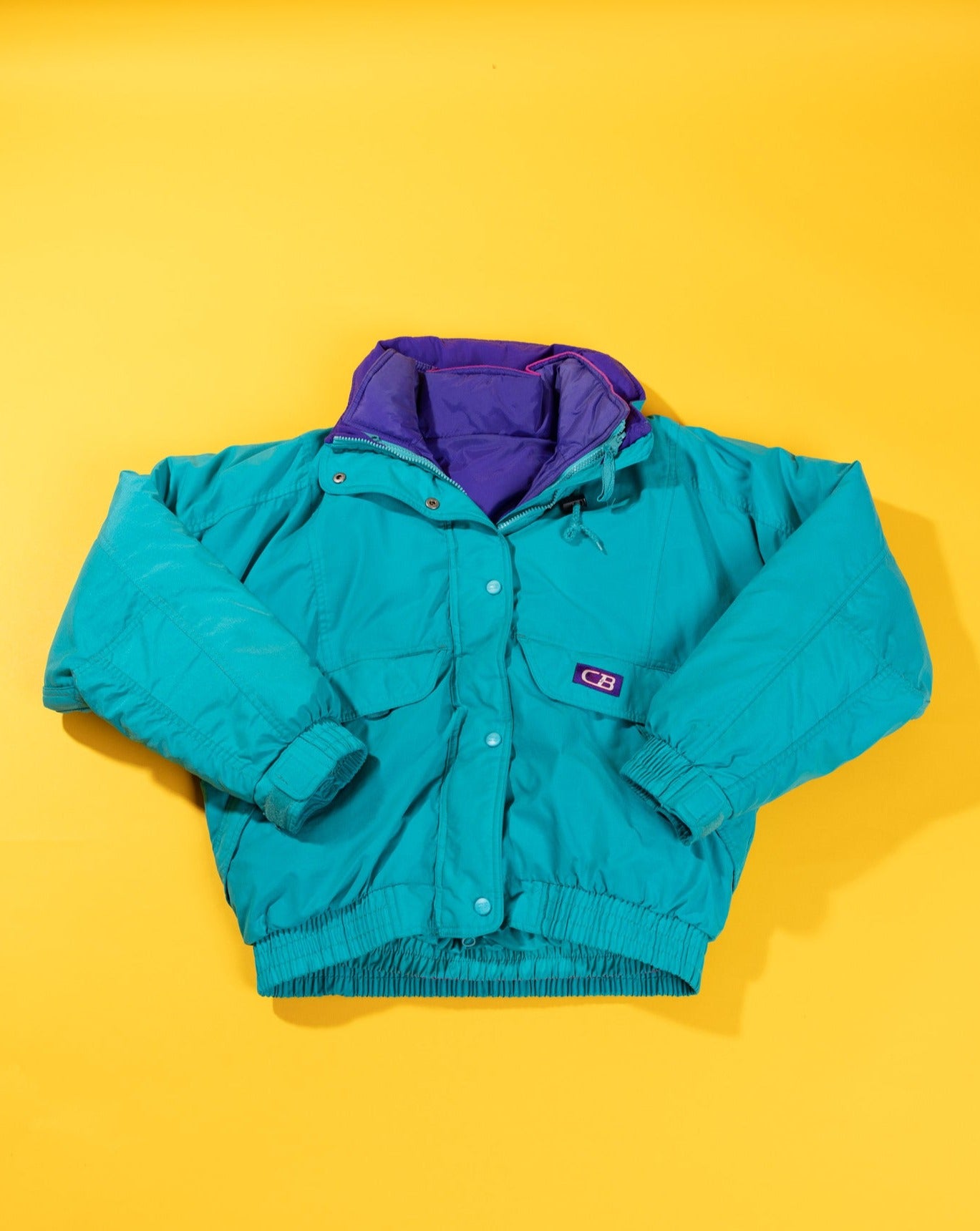 Vintage 90s CB Sport Reversible Puffer Jacket – Retro Candy World