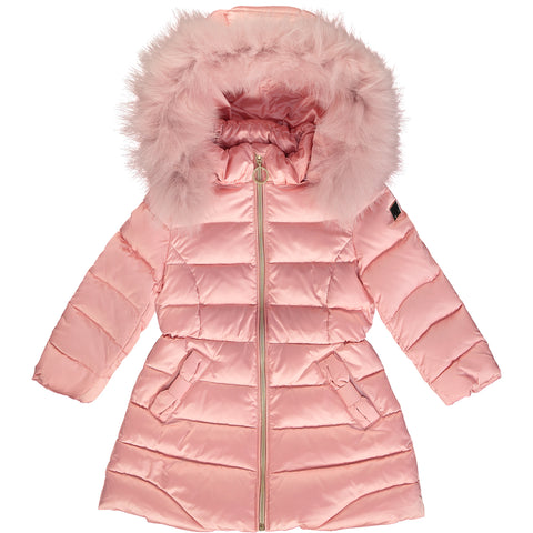 Girls Pink Puffer Jacket – Cuteness 