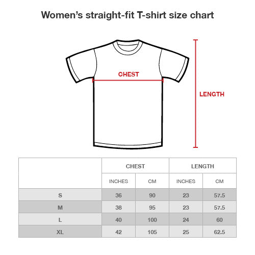 Shit in the woods light blue women t-shirt Size Chart – Animals Asia ...