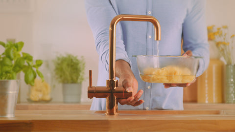 3-in-1 boiling water tap