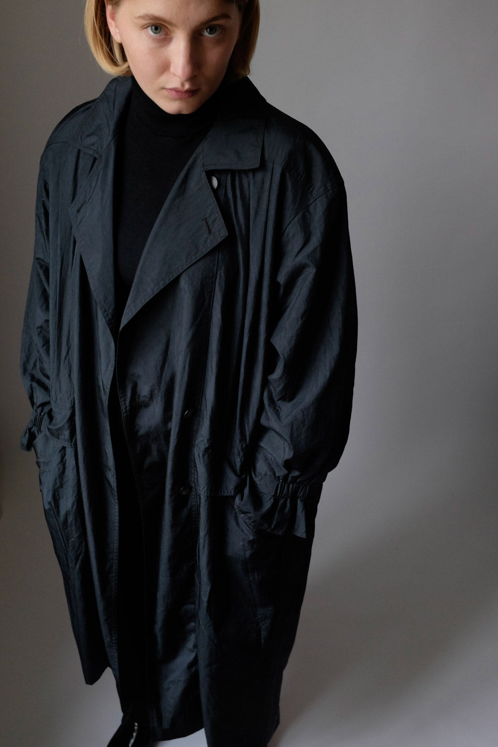 0051_BLACK SUMMER OVERSIZE MAXI TRENCH