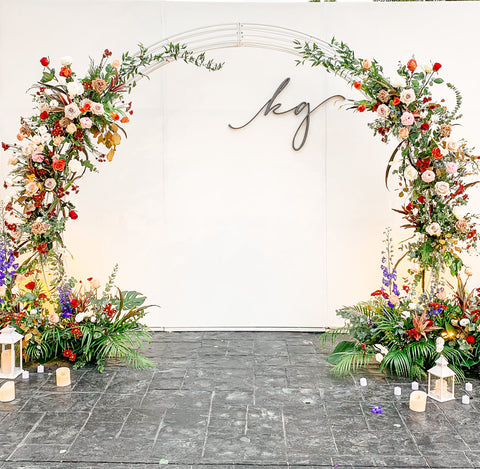 The Wedding Arch : The Modern Take for Your Outdoor Wedding – bouquet ...