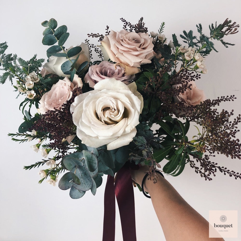 rustic bridesmaid bouquets