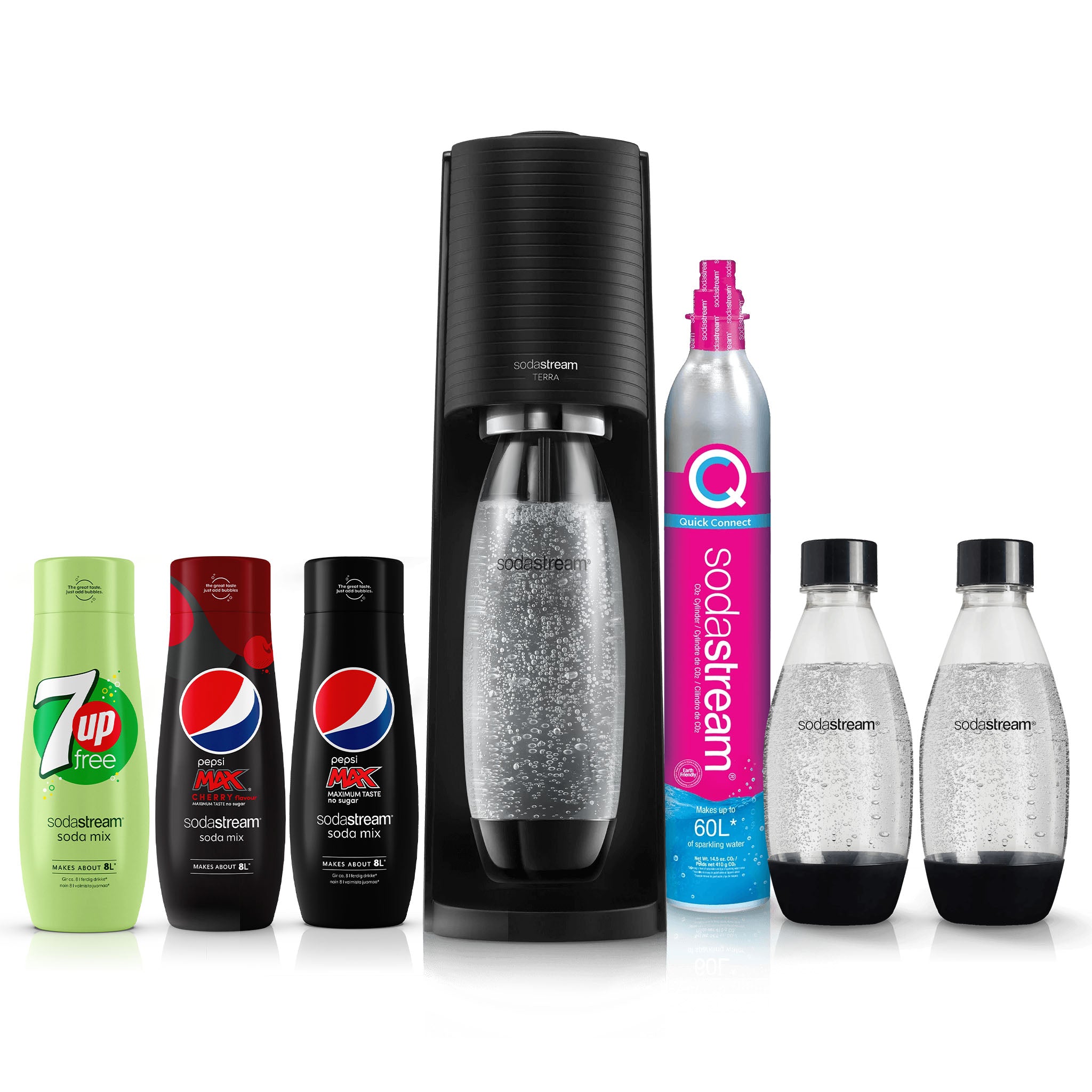 SodaStream TERRA Black / Megapaket