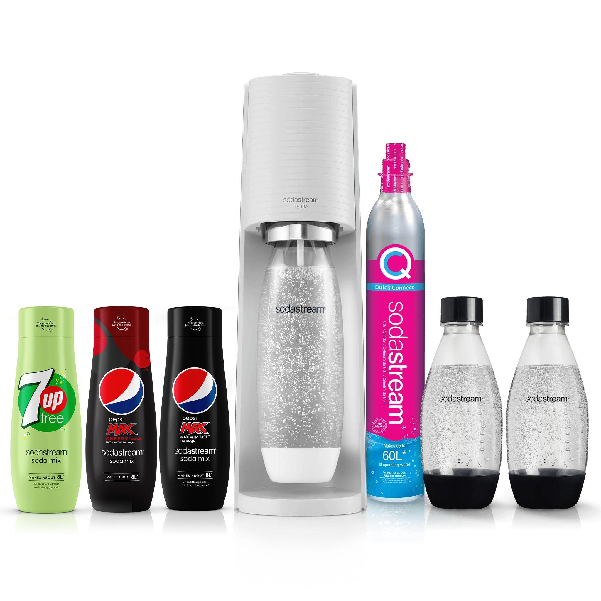 SodaStream TERRA White / Megapaket