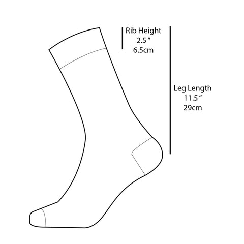 Corgi Socks - Size Guide