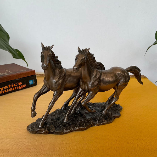 Vintage Horse Figurine, Rearing Horse, Pearlized Finished, Aris Import Inc,  Horses, Home Decor, Nursery Decor, Gift Idea, 1990s, Ceramic, -  Canada
