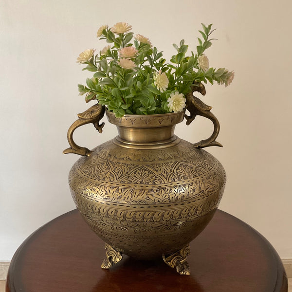 Chitrahandicraft Marble Flower Pot(vase) 日本買付