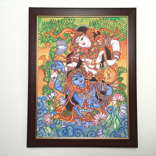 Ganesha Kerala Painting | Indian handmade home decor | Crafts N Chisel