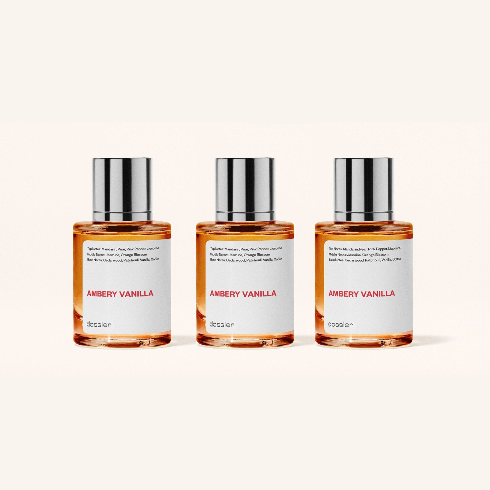 Ambery Vanilla Set - Dossier Perfumes