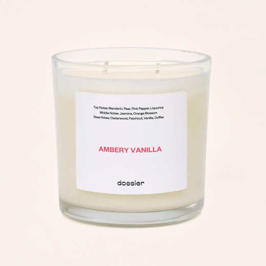 Ambery Vanilla Candle Candles Inspired by YSL’s Black Opium Perfume 