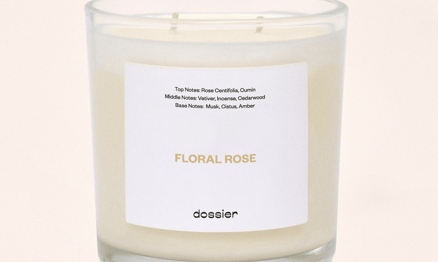 Floral Rose Candle Candles Inspired by Le Labo Fragrances' Rose 31 Perfume 