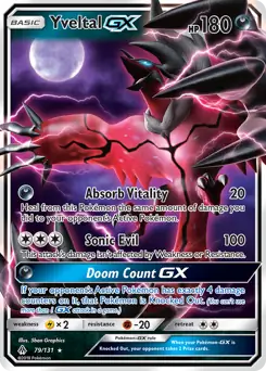 Yveltal GX - 79/131 - NM - SP, Inc. 