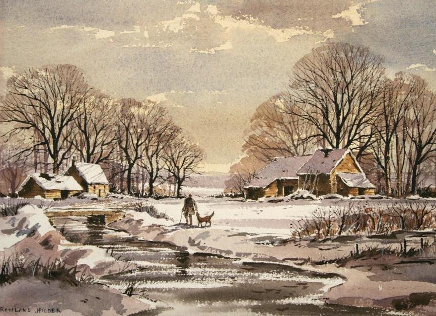 Rowland Hilder Watercolour Paintng for Sale at The Wallington Gallery