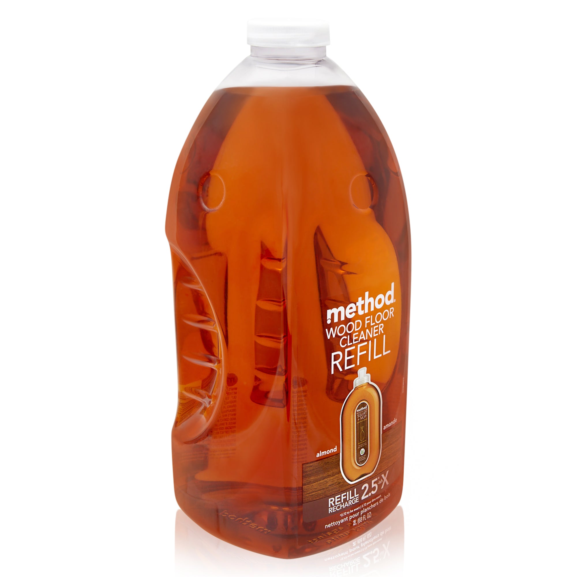 NEW method wood floor cleaner refill almond 739ml ...