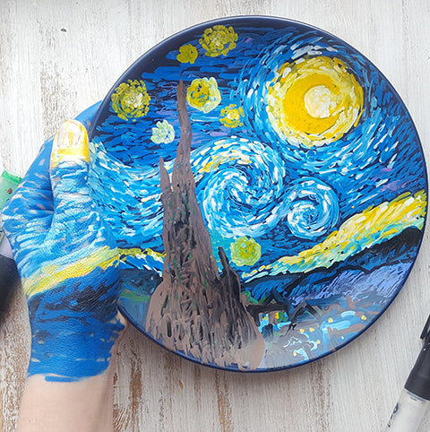 plate painting designs-plate painting ideas-plate design ideas-plate design drawing-plate design-painting plate-beginner plate painting ideas