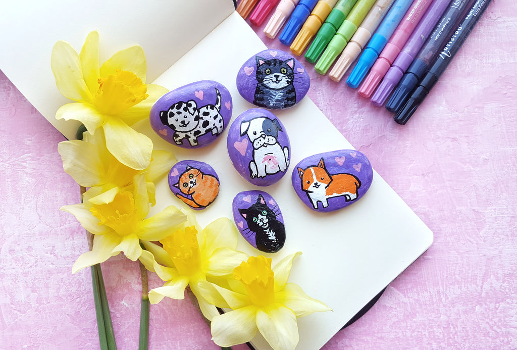 30 Easy Rock Painting Ideas For Inspiration Artistro