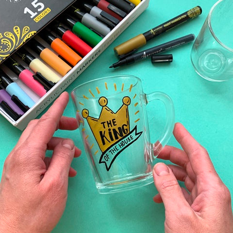 cup-fathers day painting ideas-father's day painting-things to paint for fathers day-fathers day painting-painting for father's day-father daughter painting ideas