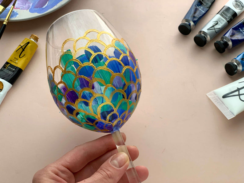 Using Paint Pens On Glass - Michelle James Designs