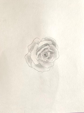 how to draw a realistic rose step by step