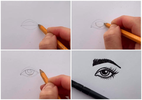 how to draw easy faces