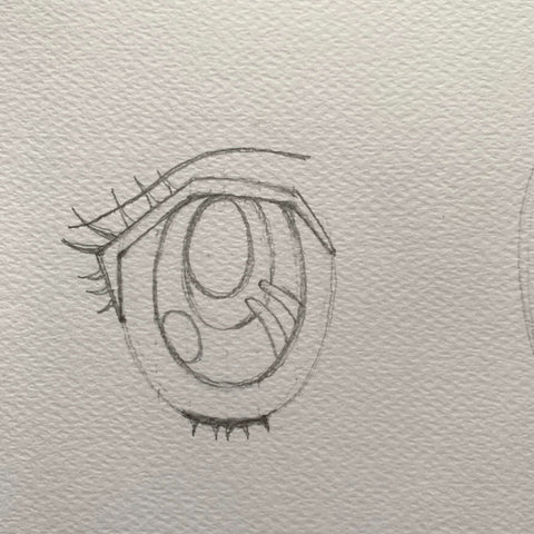 how to draw chibi eyes girl