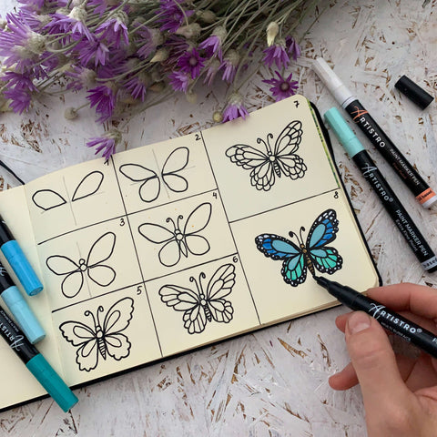 12 Easy Drawings for Beginners (Step-by-Step) - Smarty n'Crafty