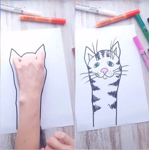 Hand-Shaped Art: Start with the Shape of a Young Child's Hand