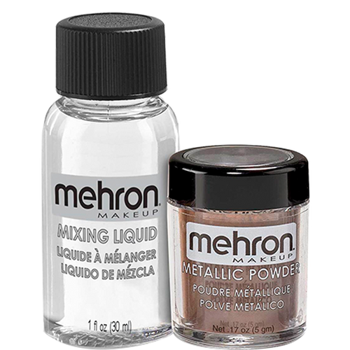 Metallic Powder Bronze  with Mixing Liquid - Mehron