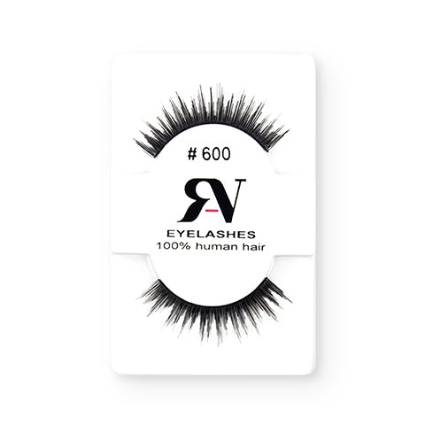 Pestañas De Cabello Humano #600 - RV Eyelashes