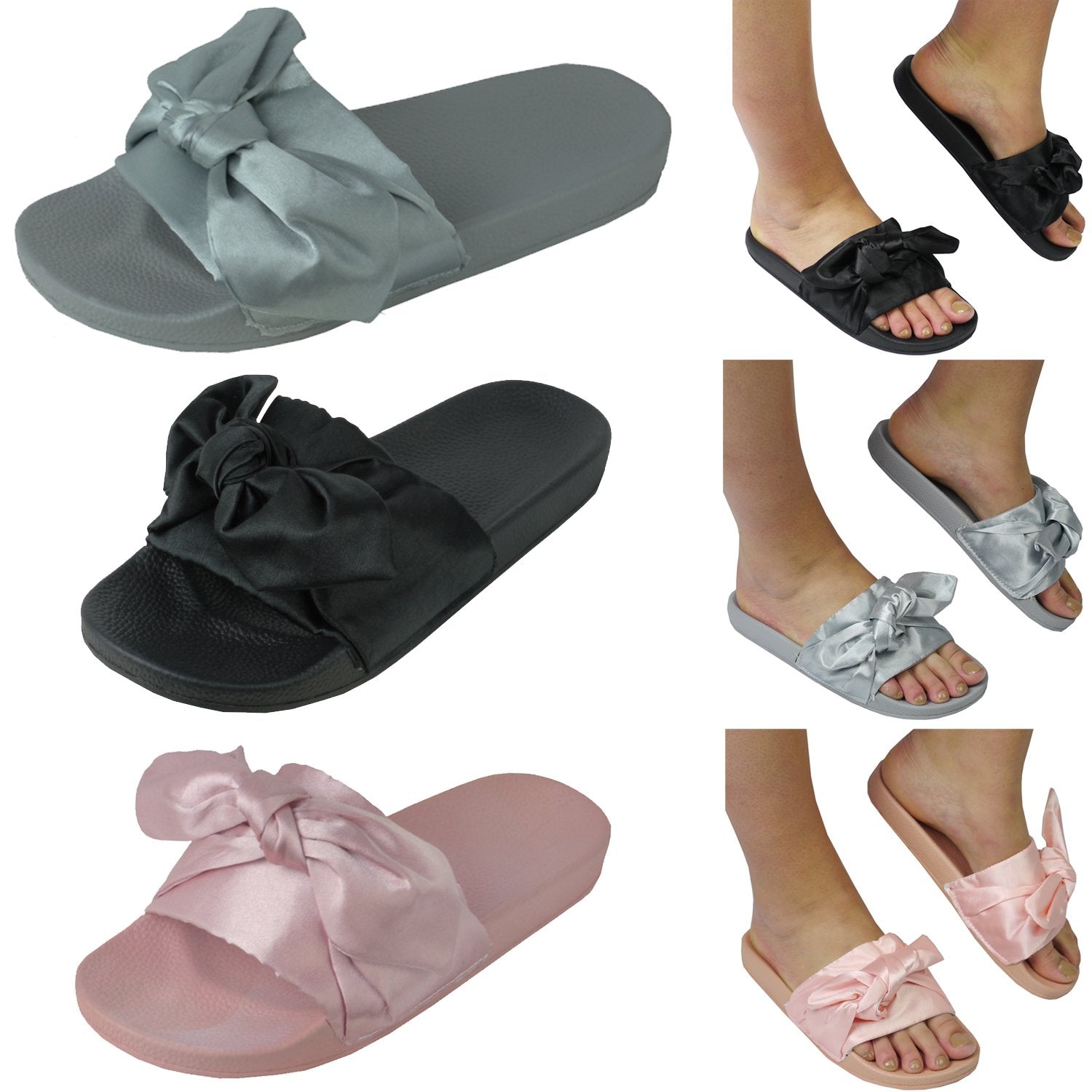 ladies sparkly sliders