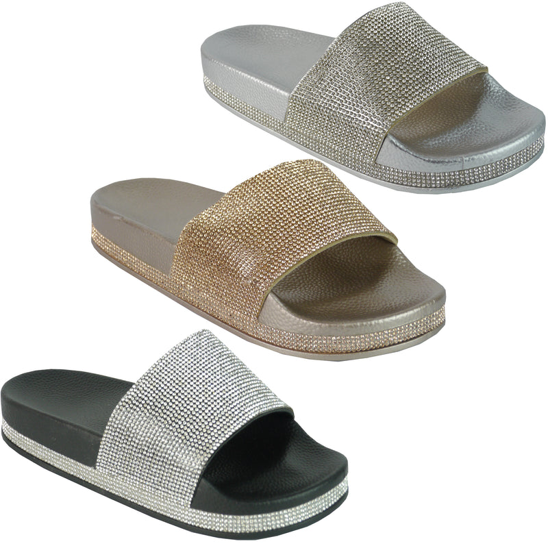 ladies sparkly sandals