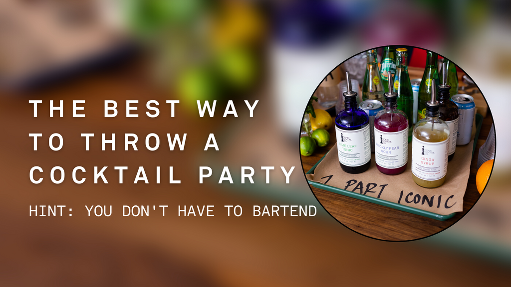 Easy party ideas if you are put in charge of making cocktails. Use this guide to help throw a unique cocktail party. Add Iconic Mixers to your bar to make cocktails that will surely impress your guests. 