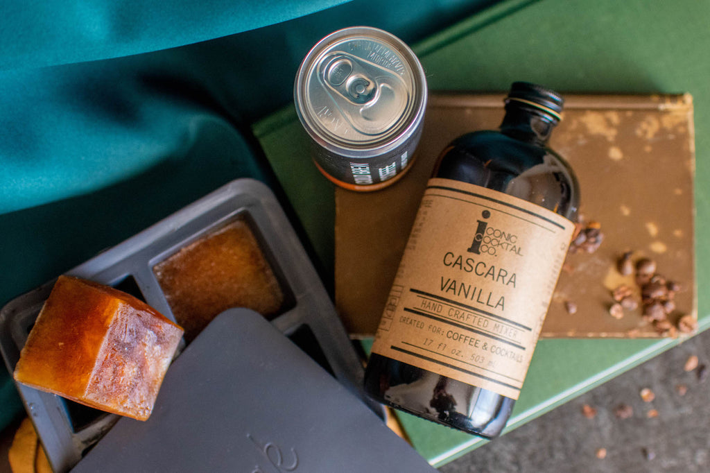 Make these Cascara Vanilla Cold Brew Coffee Cubes to create unique coffee forward cocktails. 