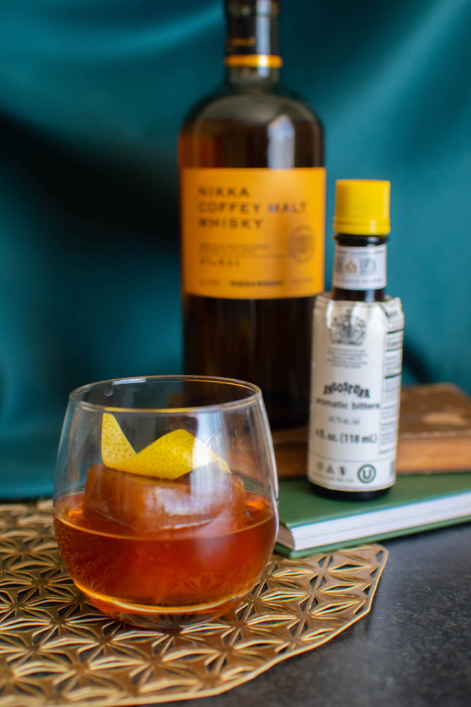 A new take on the Old Old Fashioned made with quality Japanese Whisky and Iconic Cascara Vanilla