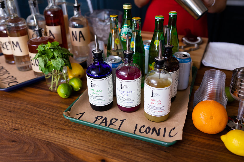 How to make cocktails at your party stand out without a ton of work. Check out Iconic Cocktail’s line of handcrafted drink mixers to add something special to your home bar. 